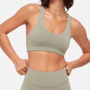 Mate the Label Organic Stretch Sports Bra Sz M in Sage